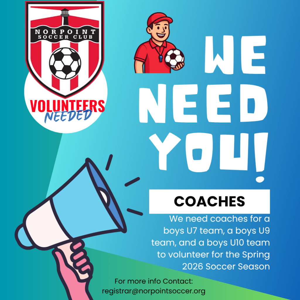 Coaches Needed 2026 spring