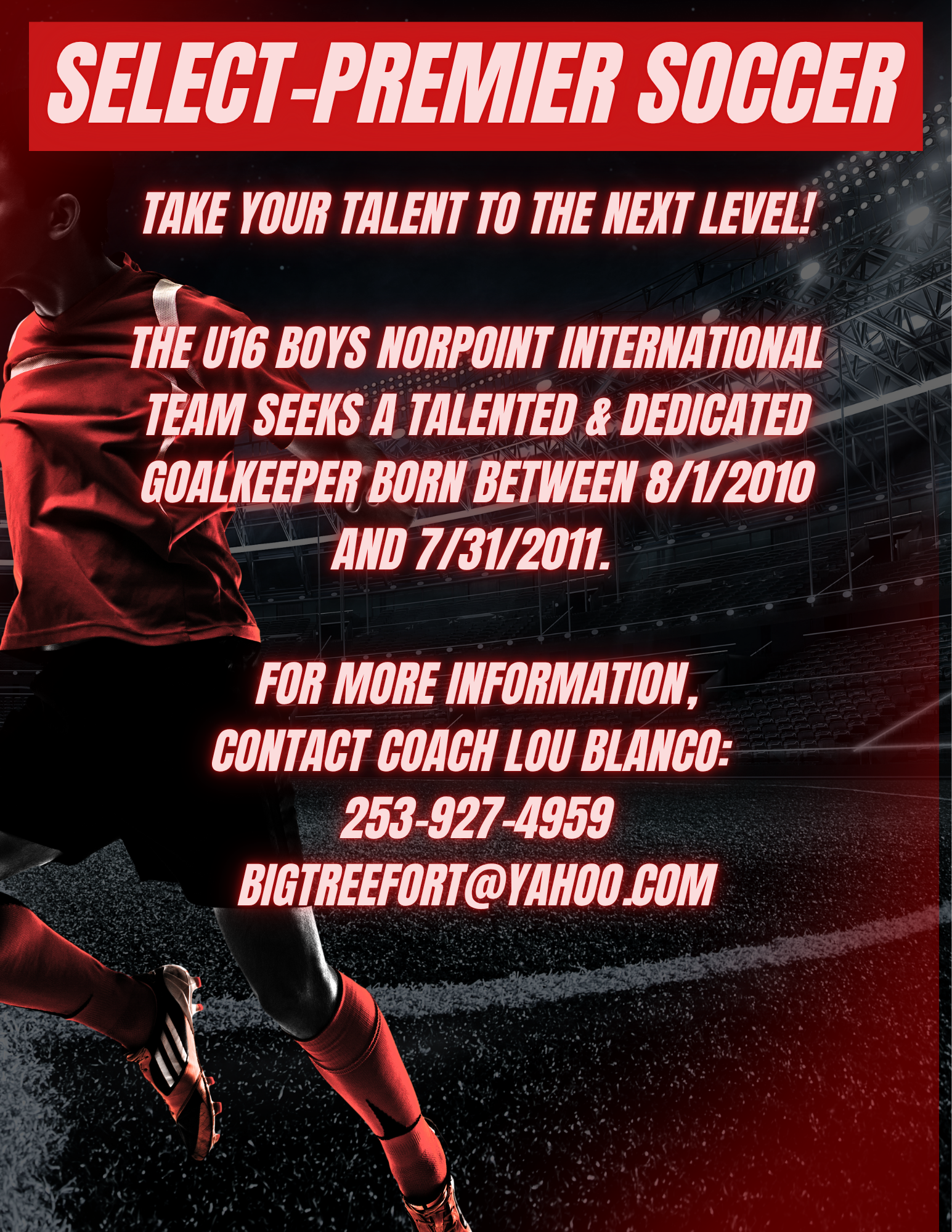 Image english blanco goalie wanted