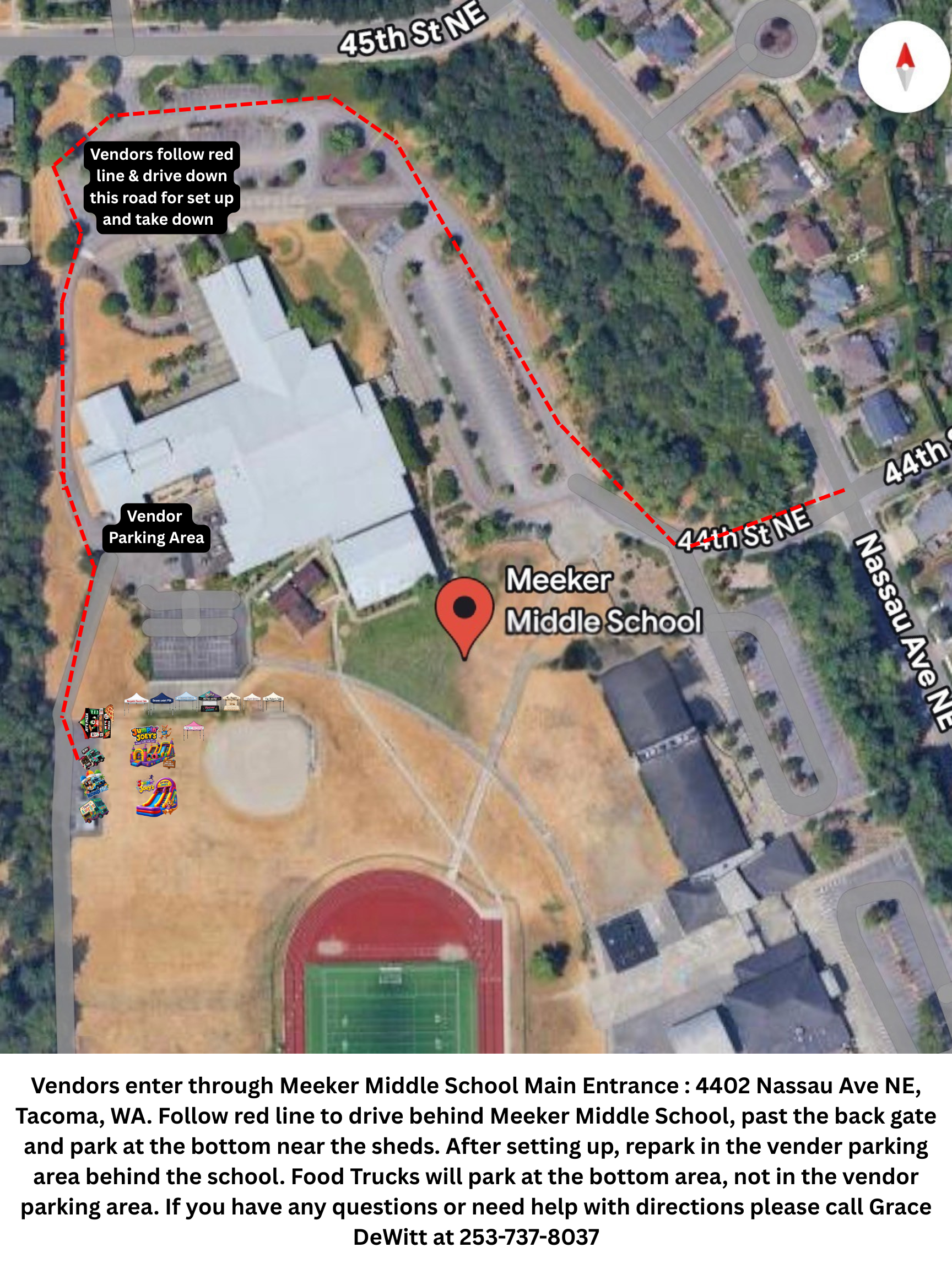 Parking Event Map and Instructions updated 9-15-2026